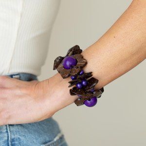 Beautiful Mediterranean Mangrove - Purple Bracelet
